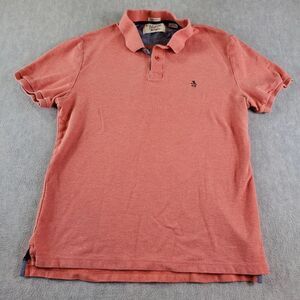 Penguin By Munsingwear Shirt Mens Medium Coral Pink Classic Fit Polo